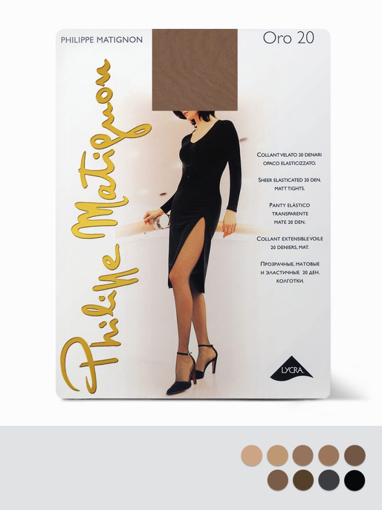 Колготки женские Philippe Matignon Oro 20 den с Lycra, матовые