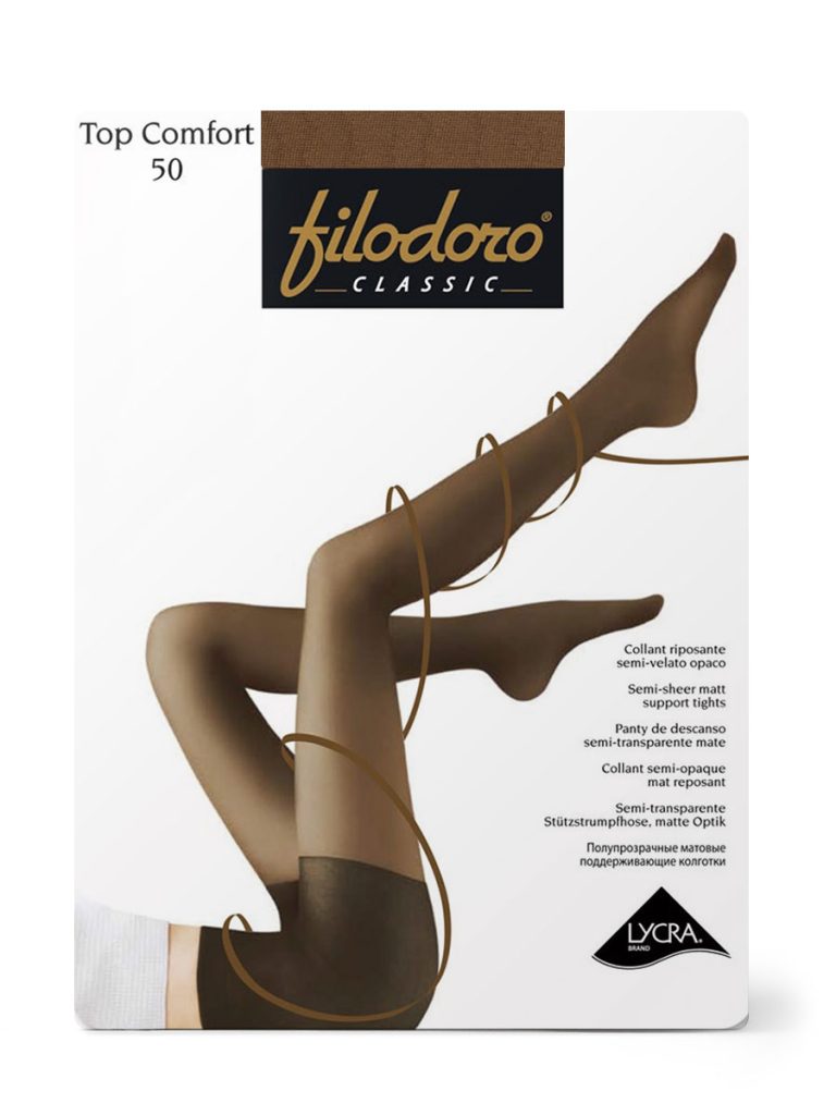 Колготки женские Filodoro Top Comfort 50 den, шортики с поддержкой