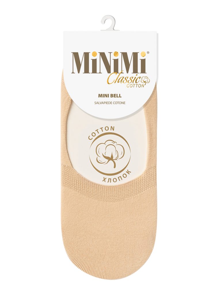 Подследники женские Minimi Bell из хлопка с силиконовым фиксатором
