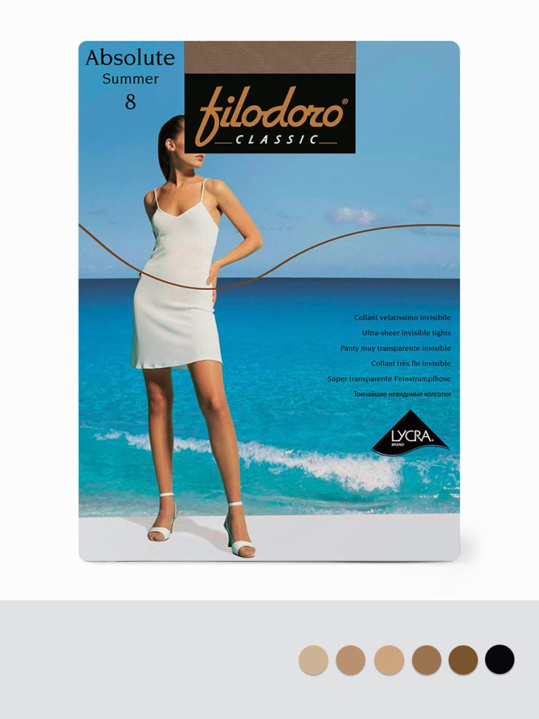 Колготки женские Filodoro Absolute Summer 8 den ультратонкие