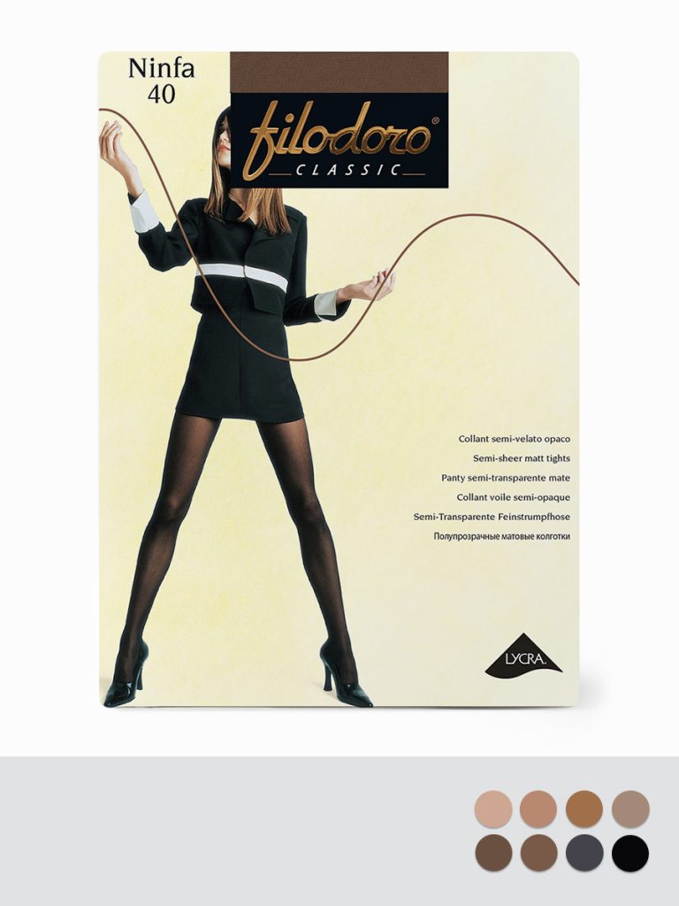 Колготки женские Filodoro Ninfa 40 den без шортиков на талии