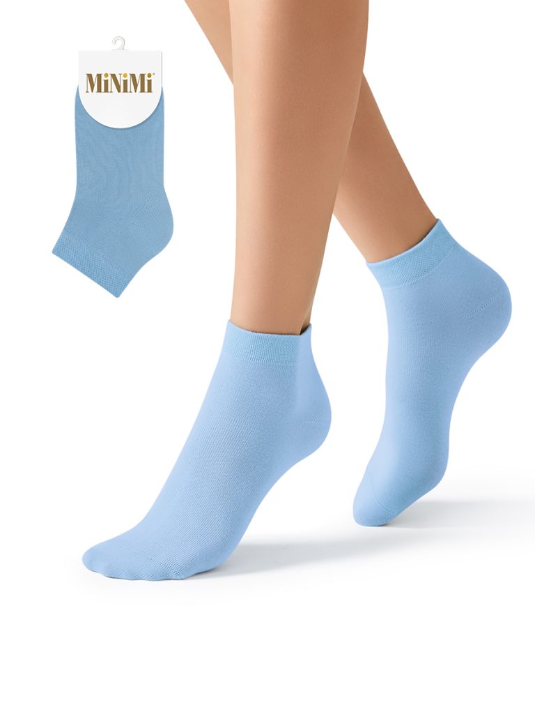 Носки женские Minimi Cotone 1201 хлопковые короткие, 6 цветов