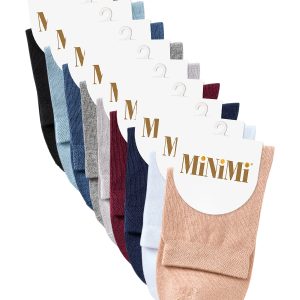 Носки женские Minimi Cotone 1202 хлопковые высокие, 6 цветов