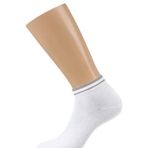 Носки мужские OMSA Active 105 короткие с полоской, плоский шов