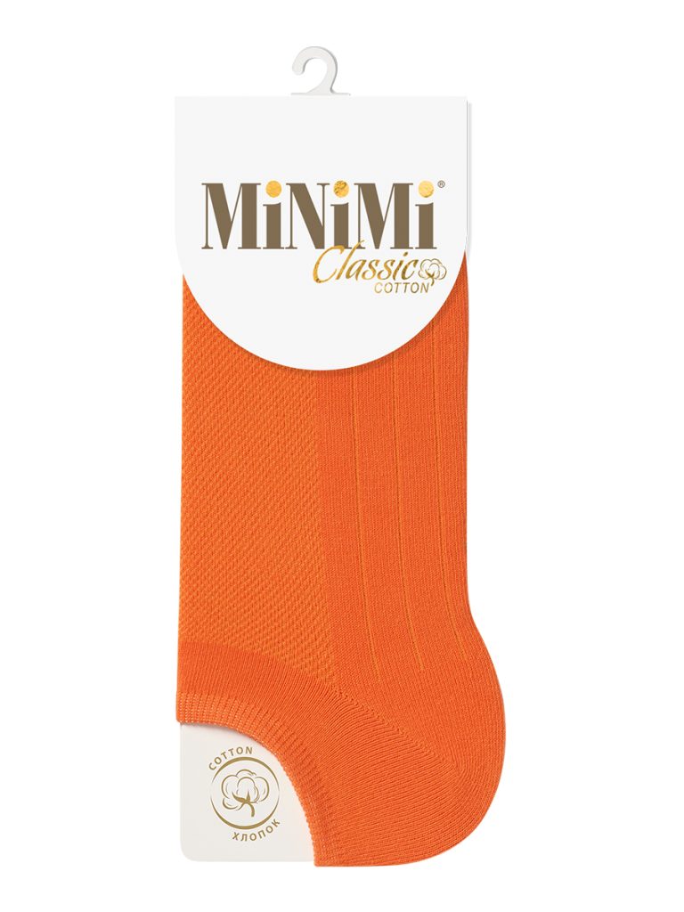 Носки женские Minimi Cotone 1101 короткие с фактурой в сетку