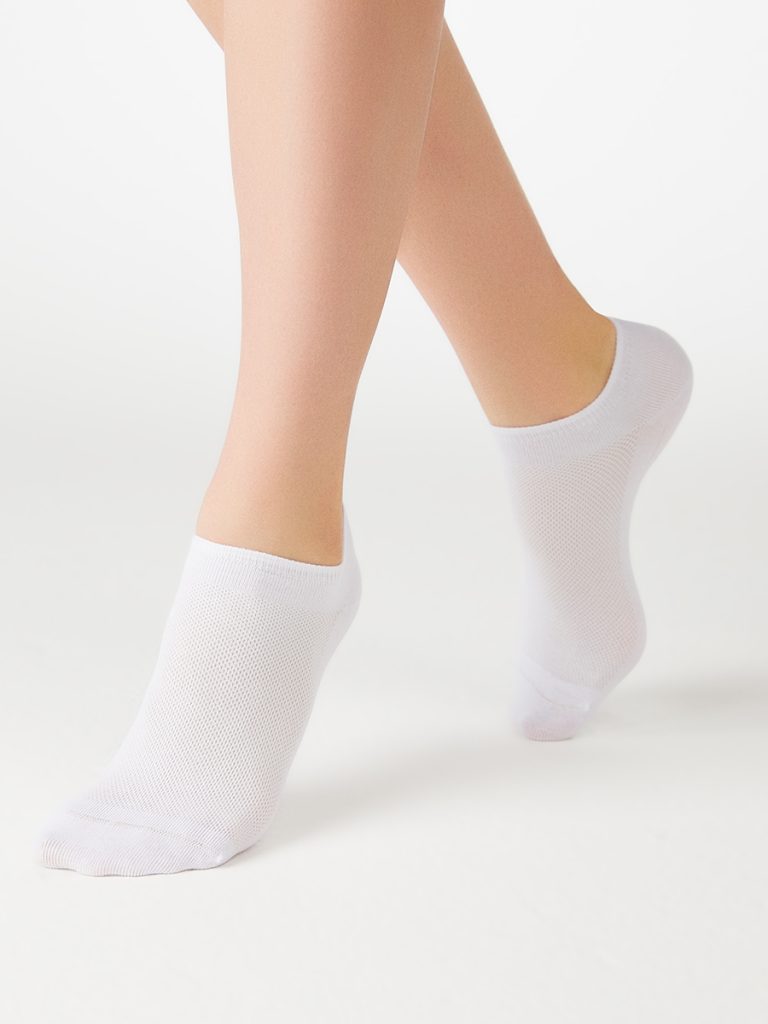 Носки женские Minimi Cotone 1101 короткие с фактурой в сетку