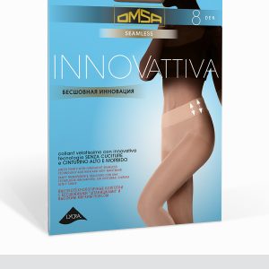 Колготки женские OMSA Innovattiva 8 den бесшовные, ультратонкие