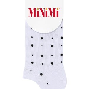 Носки женские Minimi Trend 4203 хлопковые с принтом в горошек