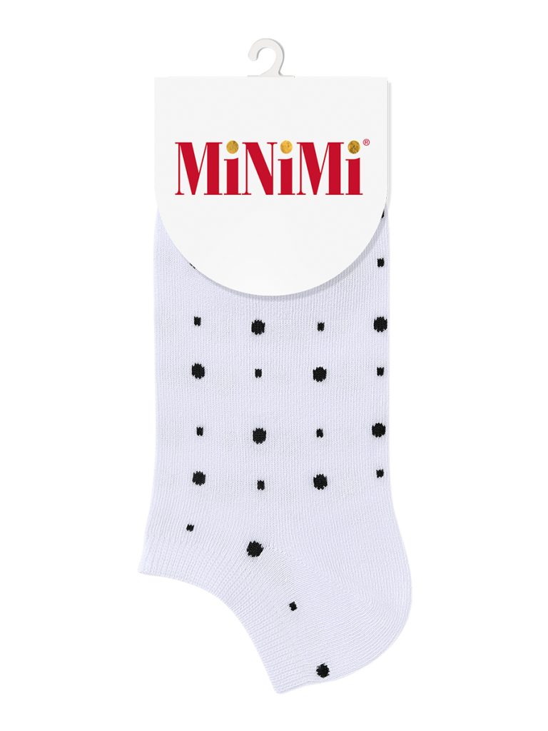 Носки женские Minimi Trend 4203 хлопковые с принтом в горошек