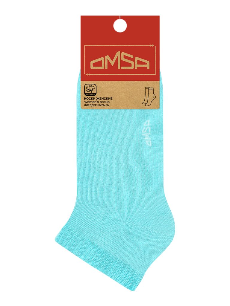 Носки женские OMSA Eco 252 хлопковые короткие на каждый день
