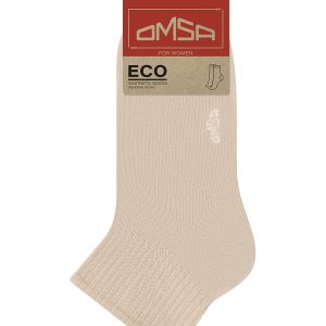 Носки женские OMSA Eco 253 хлопковые, широкая резинка в рубчик
