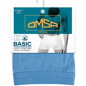 Боксеры мужские OMSA 3234 из вискозы с открытой резинкой