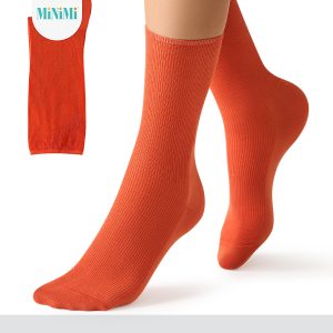 Носки женские Minimi Fresh 4103 высокие в рубчик, 6 цветов
