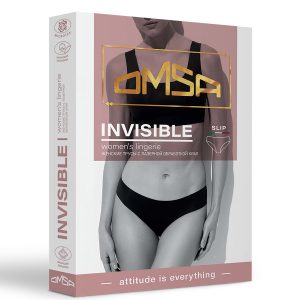 Слипы женские OMSA Invisible 2212B с лазерным краем, микрофибра