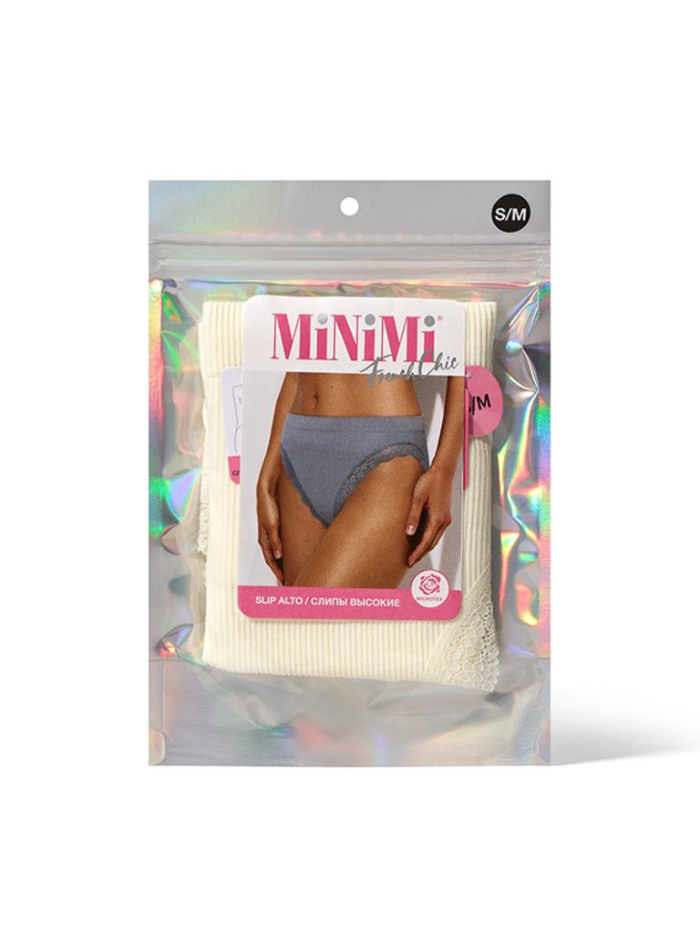 Трусы MINIMI Mi2241S French Chic Slip Alto бесшовные, завышенная талия