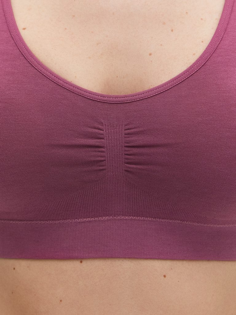 Топ OMSA OmD1121S Cotton бесшовный на широких бретелях с вкладышами