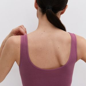 Топ OMSA OmD1121S Cotton бесшовный на широких бретелях с вкладышами