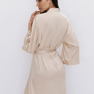Халат OMSA Sakura с запахом, розовый