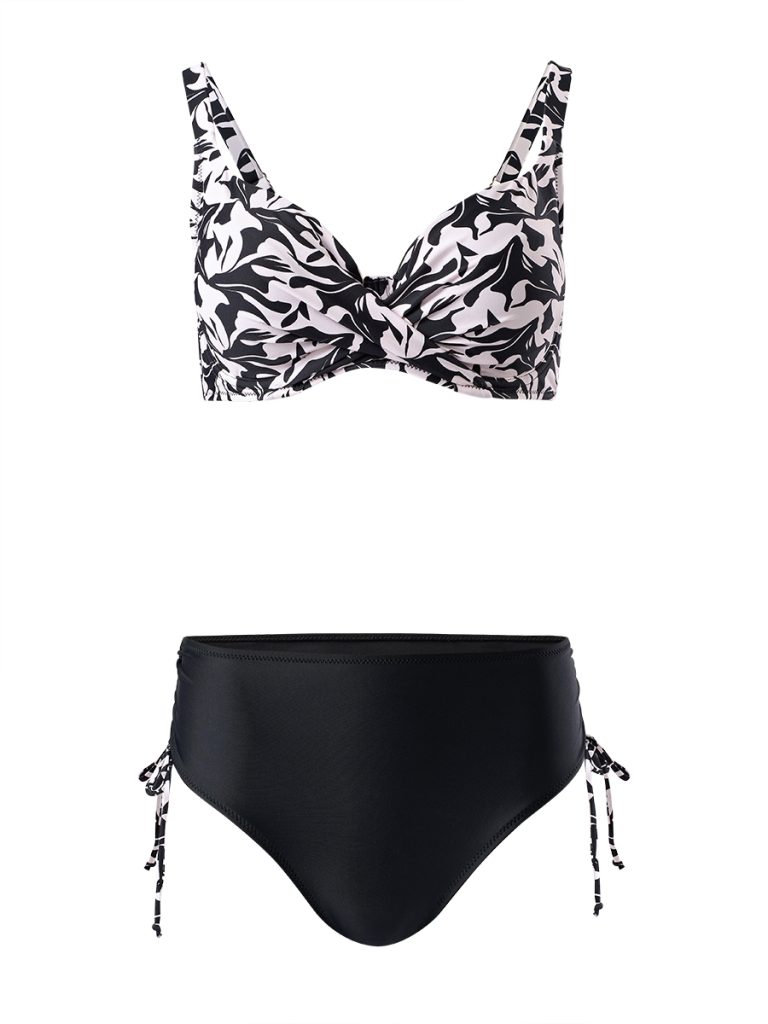 Купальник раздельный OMSA Magnolia 2520K Bikini, растительный принт