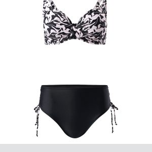 Купальник раздельный OMSA Magnolia 2520K Bikini, растительный принт