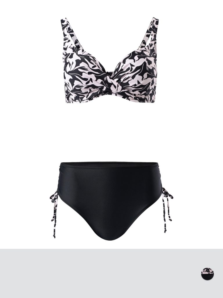 Купальник раздельный OMSA Magnolia 2520K Bikini, растительный принт