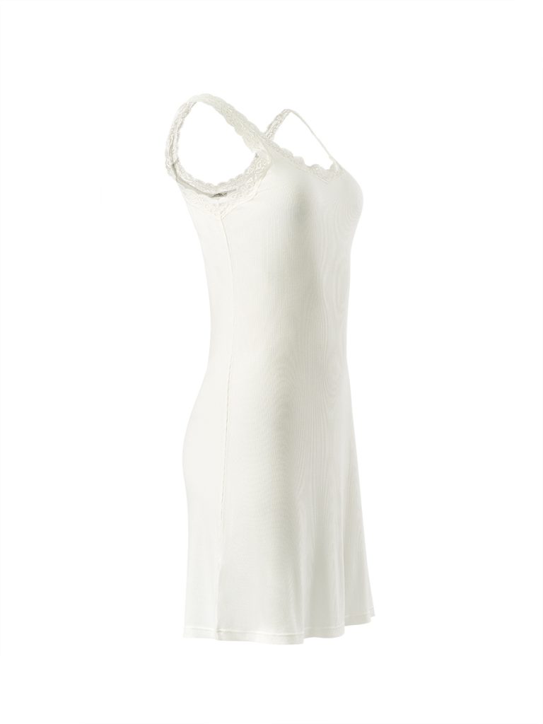 Сорочка ночная OMSA Elegante, широкие бретели, кружево, вискоза