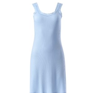 Сорочка ночная OMSA Elegante, широкие бретели, кружево, вискоза
