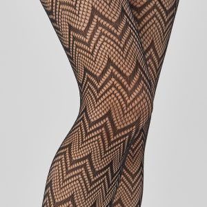 Колготки женские Minimi Retina Chic в сетку с графичным узором
