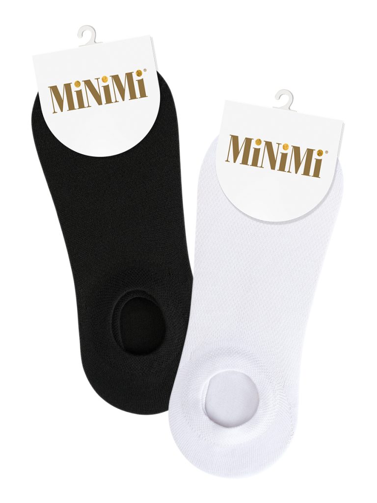 Носки женские Minimi Cotone 1204 короткие, фактурная сетка