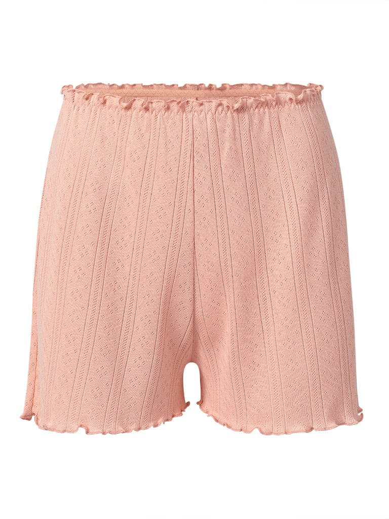 Пижама OMSA Pointelle Chic топ на бретелях и шорты, ажурный хлопок