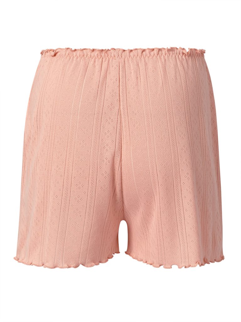 Пижама OMSA Pointelle Chic топ на бретелях и шорты, ажурный хлопок