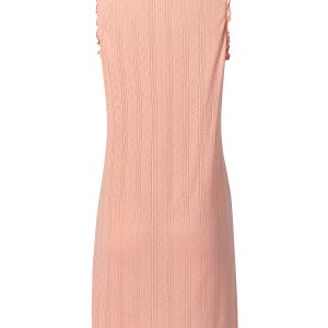Сорочка ночная OMSA Pointelle Chic, широкие бретели, ажурный хлопок