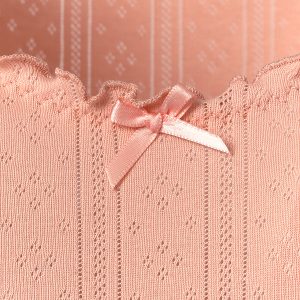 Сорочка ночная OMSA Pointelle Chic, широкие бретели, ажурный хлопок
