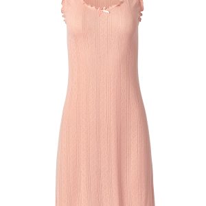 Сорочка ночная OMSA Pointelle Chic, широкие бретели, ажурный хлопок
