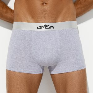 Боксеры мужские OMSA 1265 укороченные, широкая блестящая резинка