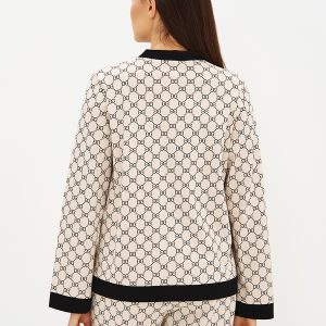Пижама OMSA Alta Moda рубашка и брюки прямые, хлопок с принтом