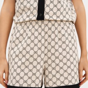 Пижама OMSA Alta Moda рубашка короткий рукав и шорты, хлопок