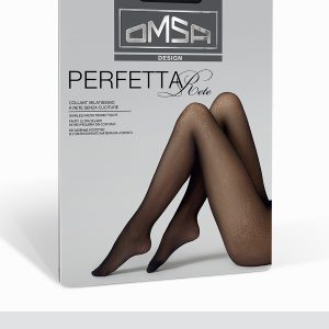 Колготки женские OMSA Rete Perfetta, нюдовая микросетка без швов