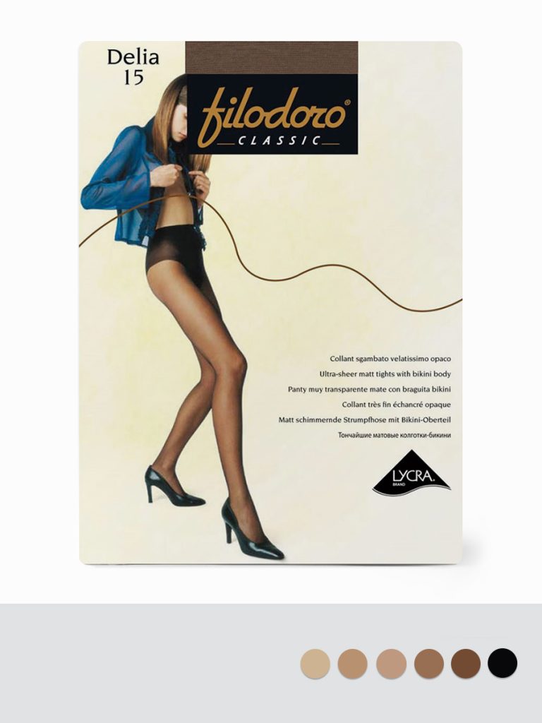 Колготки женские Filodoro Delia 15 den с трусиками-бикини