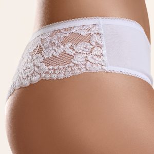 Стринги MINIMI BO213 хлопок с кружевом, цветочный орнамент