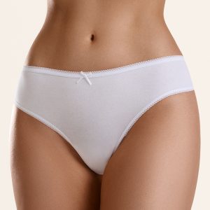 Стринги MINIMI BO213 хлопок с кружевом, цветочный орнамент