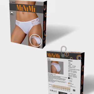 Трусы-слипы MINIMI BO223, хлопок с кружевом