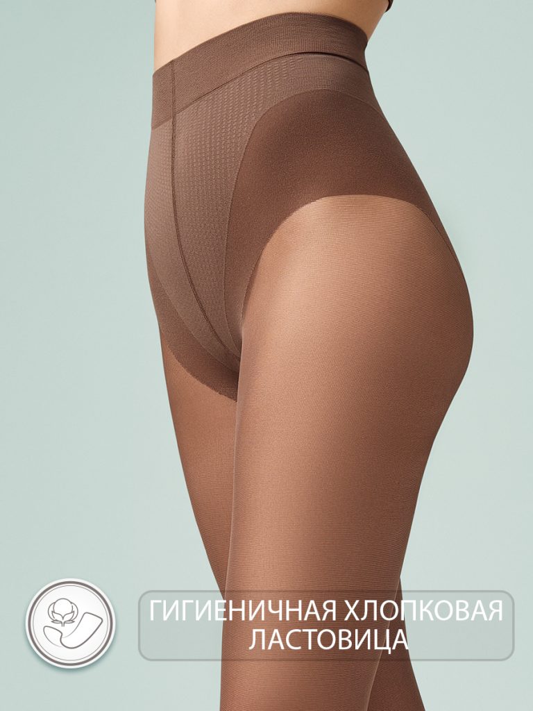 Колготки женские Slim Shape 40 den, утягивающие трусики-бикини