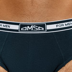 Трусы-слипы мужские OMSA с открытой резинкой, хлопок