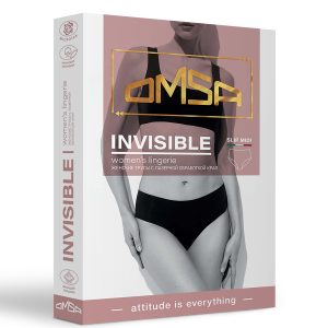Трусы-слипы миди OMSA Invisible, лазерная обработка края