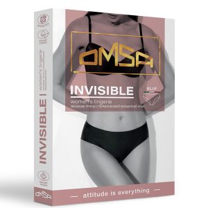Трусы-слипы OMSA Invisible, термоклеевая обработка, микрофибра