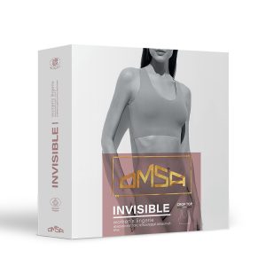 Топ Кроп- OMSA Invisible Ribana на широких бретелях со вкладышами
