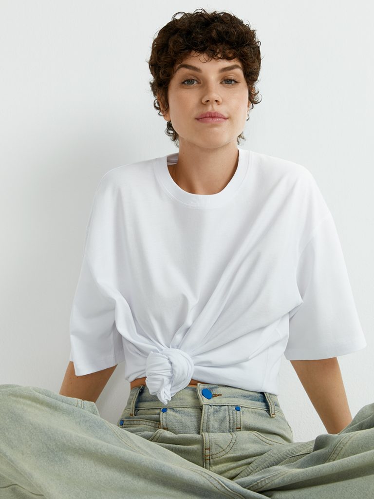 Футболка OmT_D1302 жен. OVERSIZE, CO