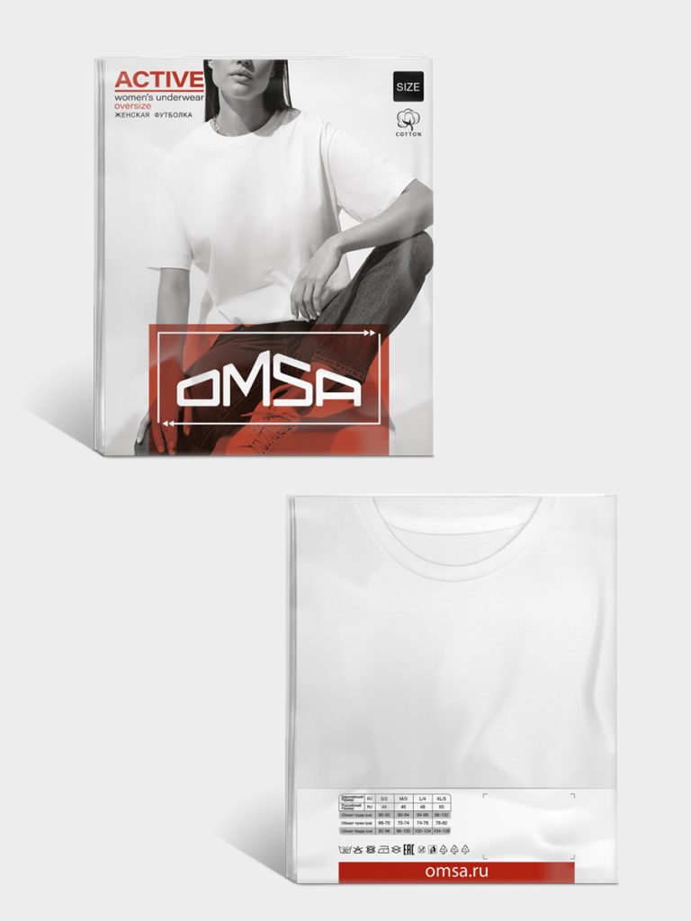 Футболка OmT_D1302 жен. OVERSIZE, CO