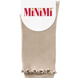 Носки женские Mini Trend 4220, рубчик, волнистый борт, хлопок